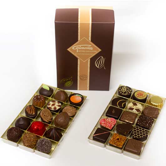 Coffret chocolat noir 360 gr